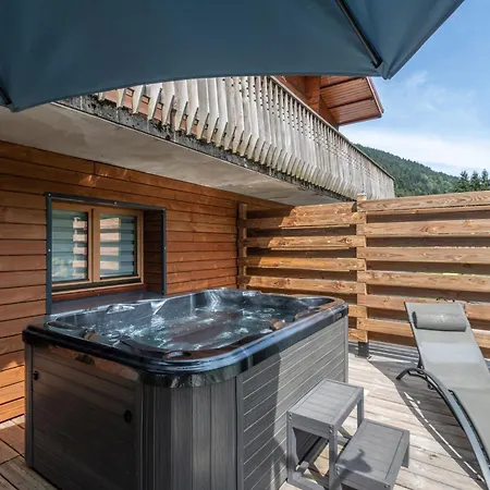 Du Bouchot&jacuzzi Privatif Proximité Gerardmer&la Bresse Chalet Rochesson